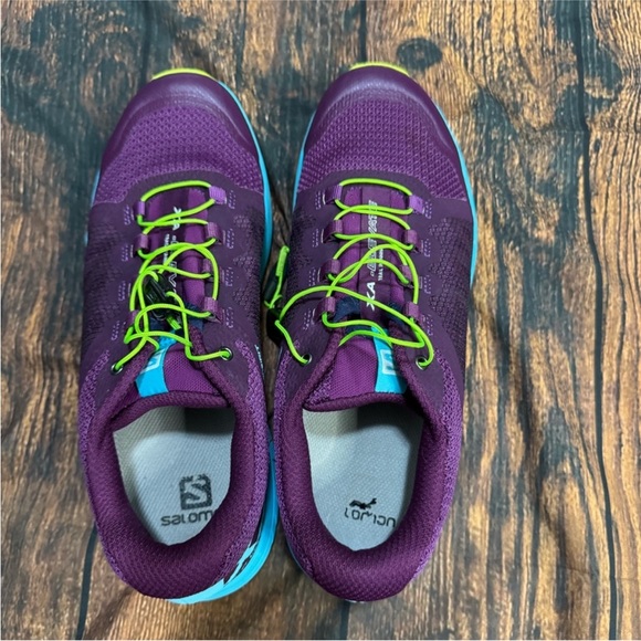 Salomon XA Elevate Trail Running Shoes in Purple / Blue 8 - Picture 6 of 10
